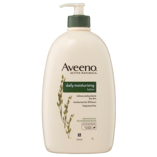 Aveeno Active Naturals Daily Moisturising Fragrance Free Body Lotion 1 Litre - Cutprice Online