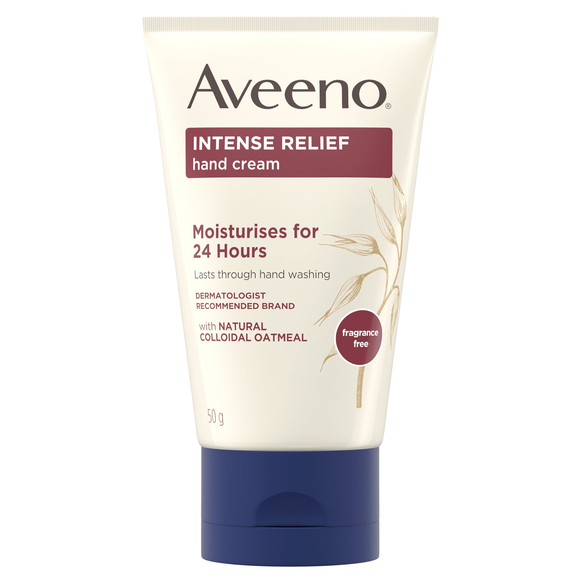 Aveeno Active Naturals Intense Relief Hand Cream Fragrance Free 100g - Cutprice Online