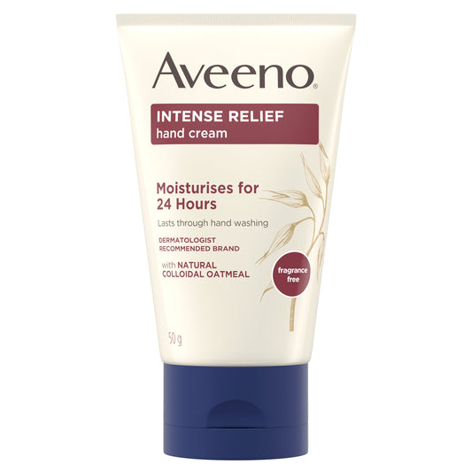 Aveeno Active Naturals Intense Relief Hand Cream Fragrance Free 100g - Cutprice Online