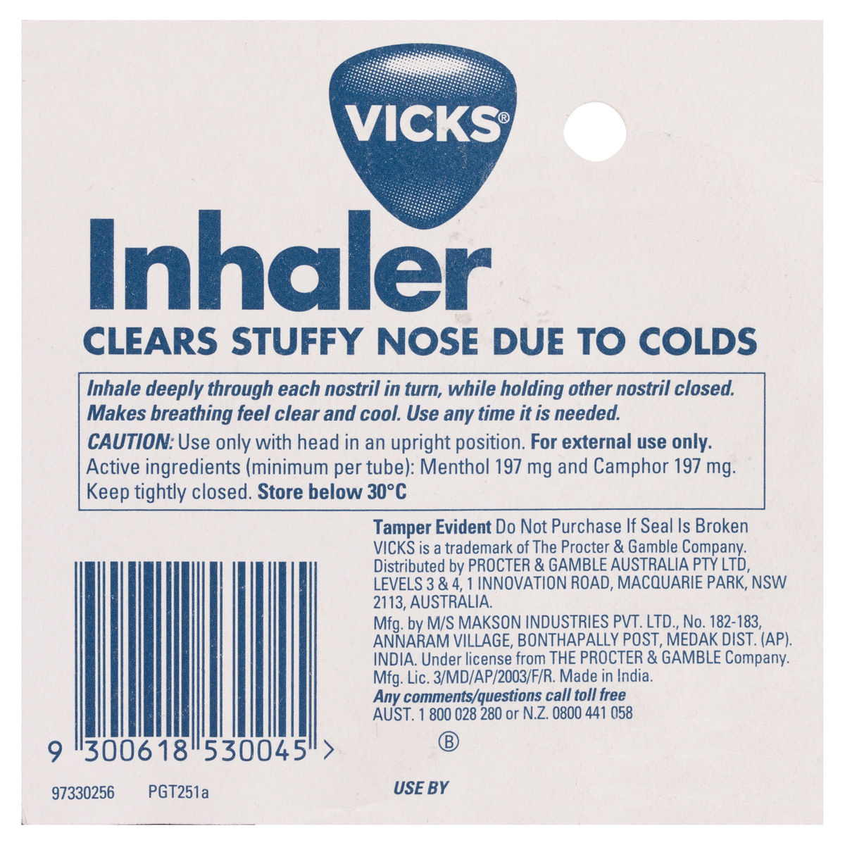 Vicks Nasal Decongestant Inhaler 0.5mL - Cutprice Online