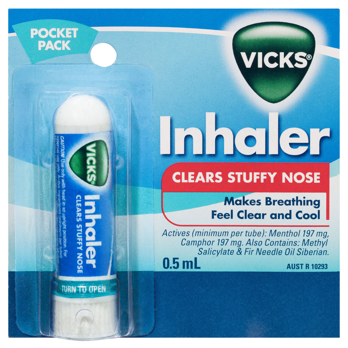 Vicks Nasal Decongestant Inhaler 0.5mL - Cutprice Online
