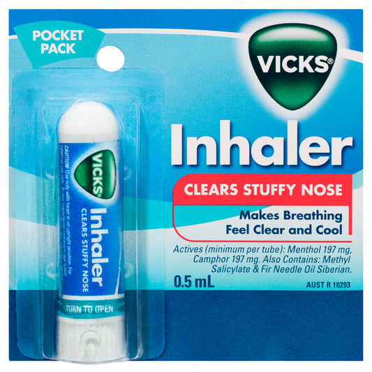 Vicks Nasal Decongestant Inhaler 0.5mL - Cutprice Online
