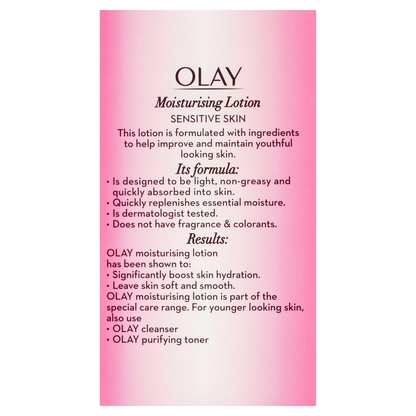 Olay Moisturising Lotion Sensitive 150mL - Cutprice Online