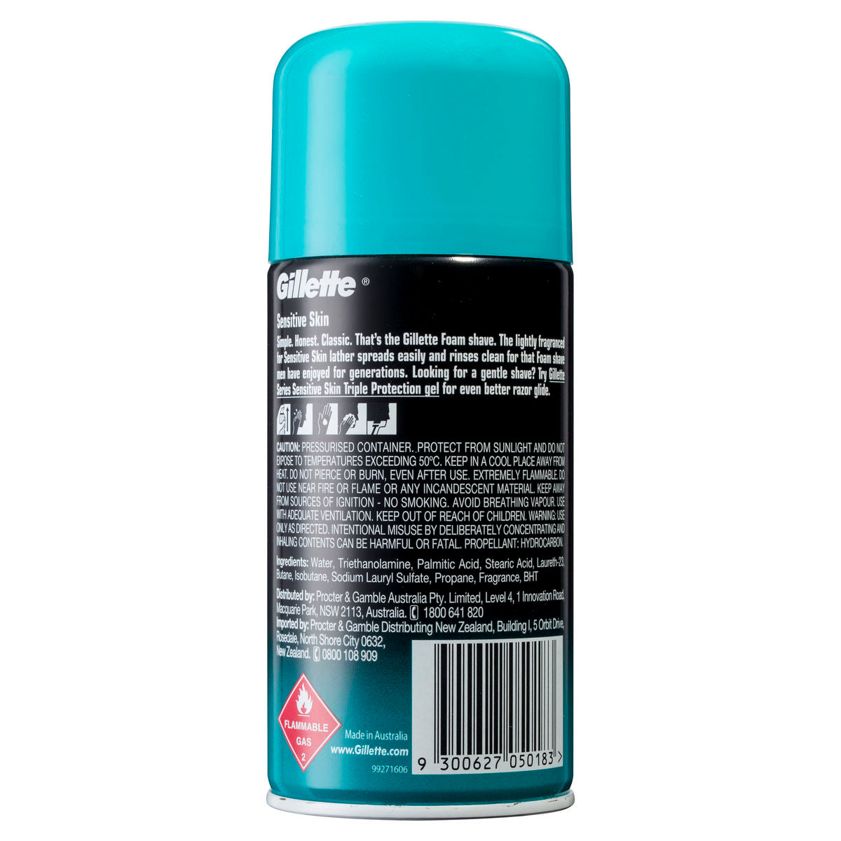 Gillette Series Foam Sensitive Skin 250g - Cutprice Online