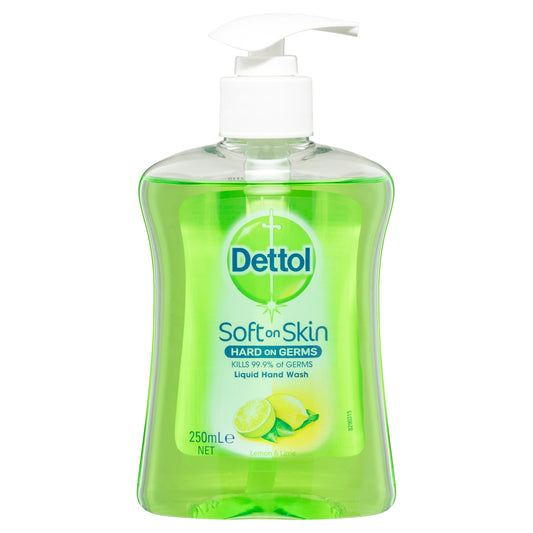 Dettol Lemon & Lime Antibacterial Hand Wash Pump 250ml - Cutprice Online
