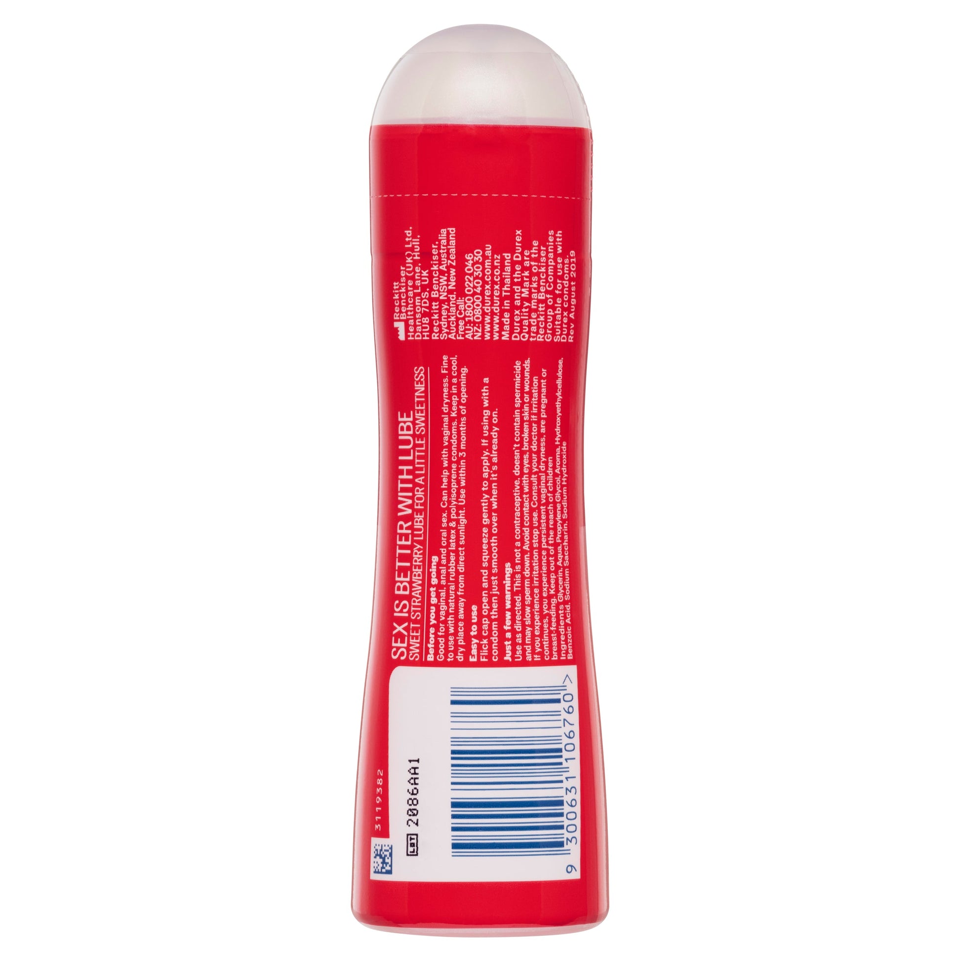Durex Lubricant Strawberry 100ml - Cutprice Online