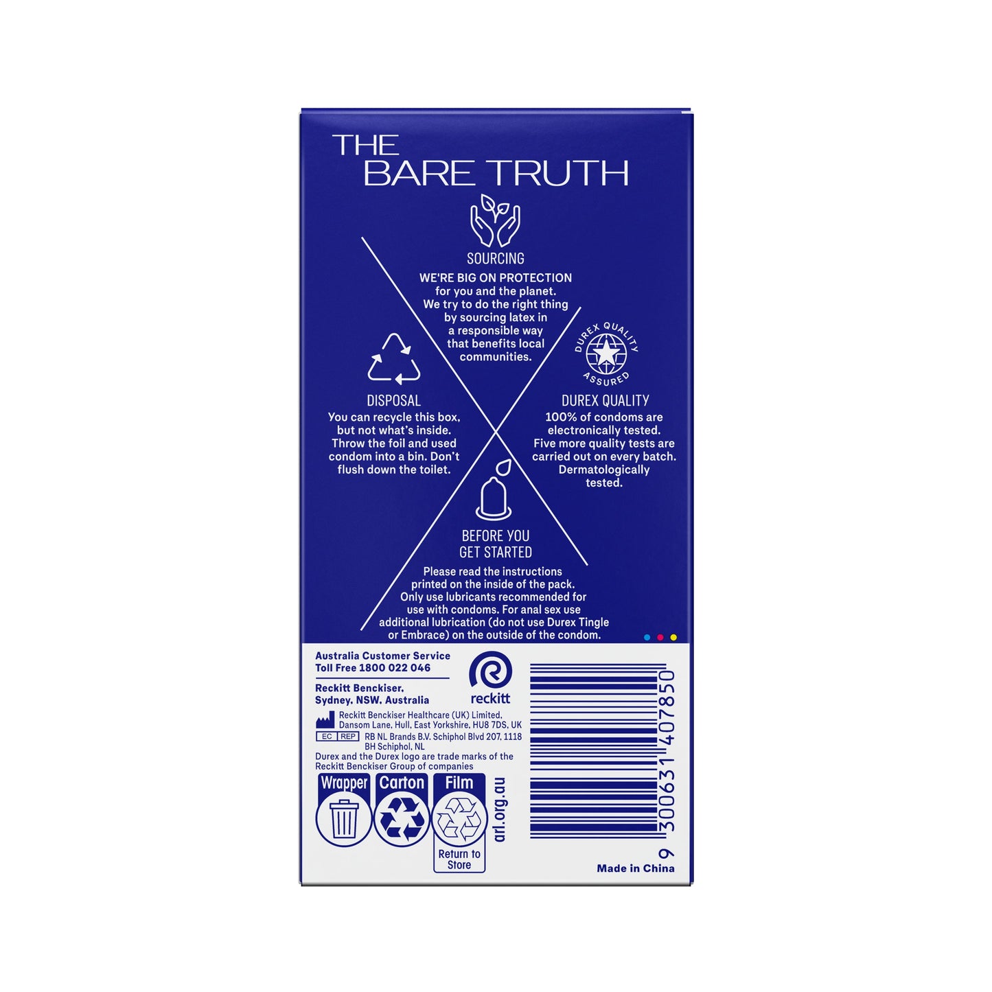Durex Originals Latex Condoms 10 Pack - Cutprice Online