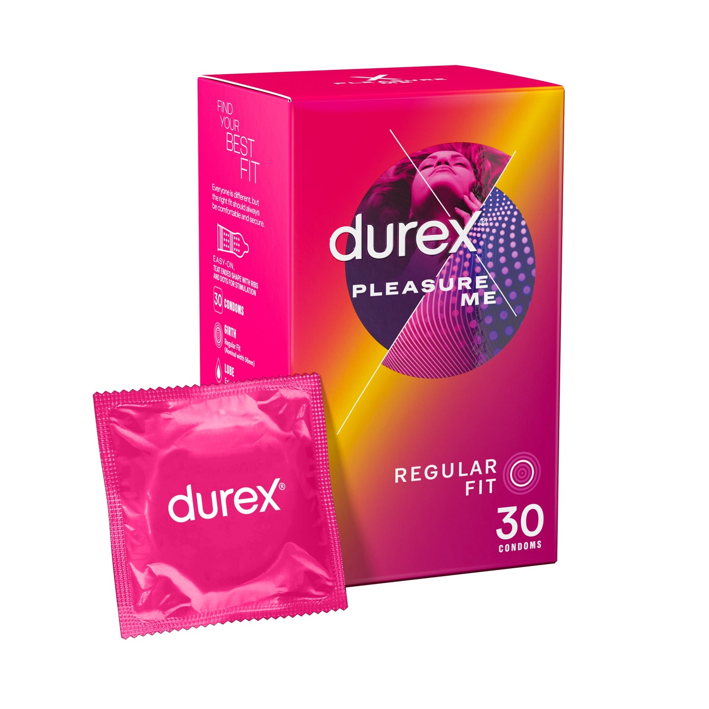 Durex Pleasure Me Condoms 30 Pack - Cutprice Online