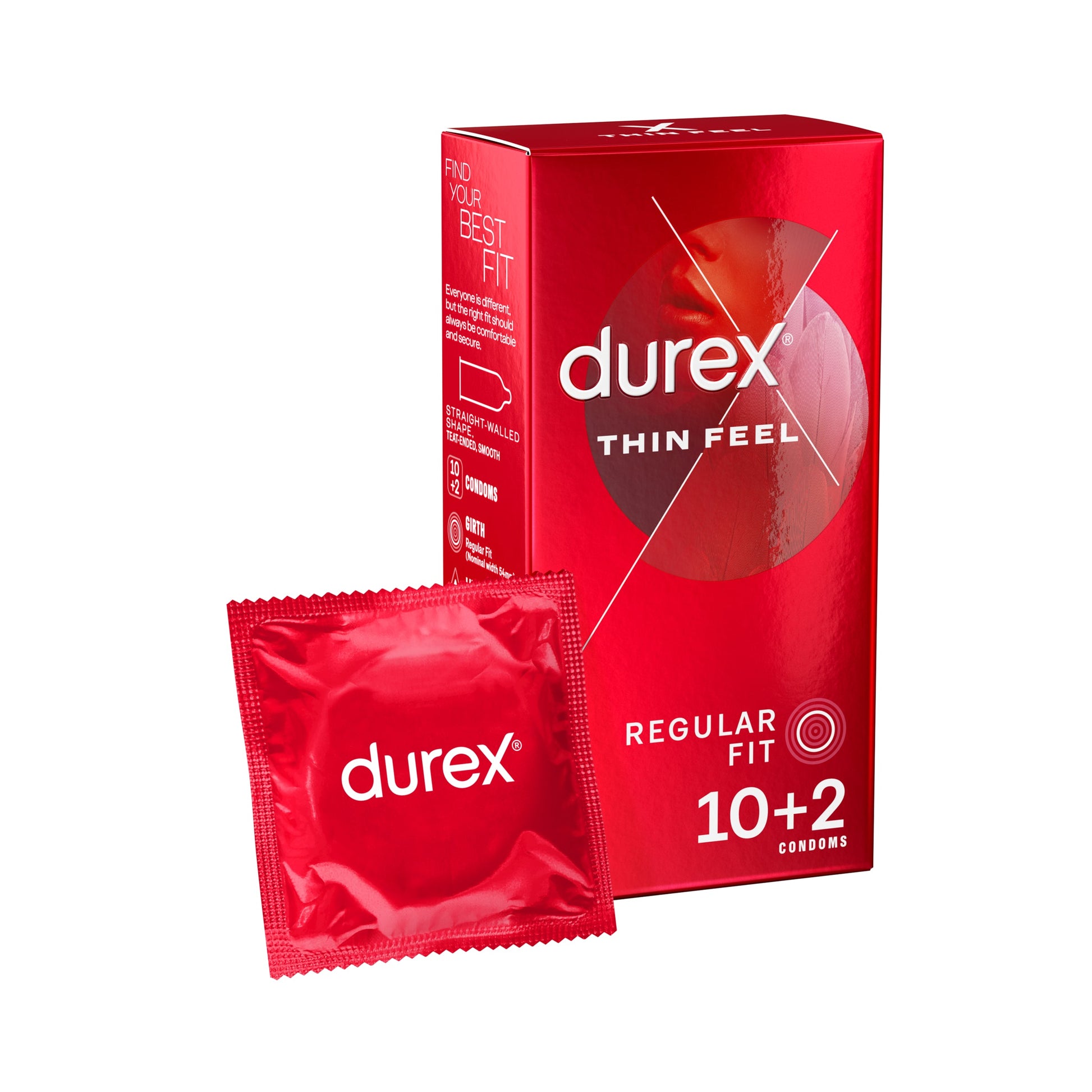 Durex Thin Feel Latex Condoms Condoms  10 Pack - Cutprice Online