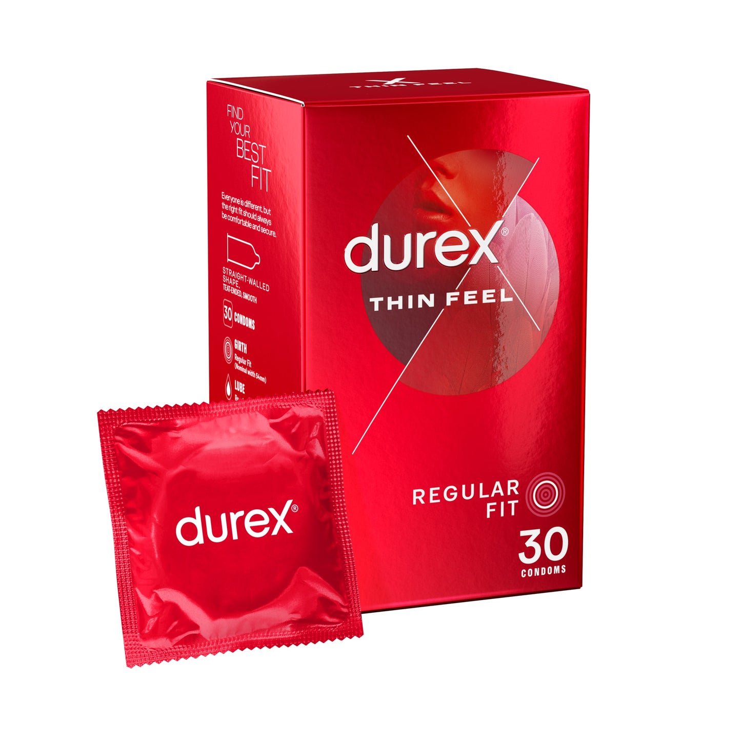 Durex Thin Feel Latex Condoms 30 Pack - Cutprice Online