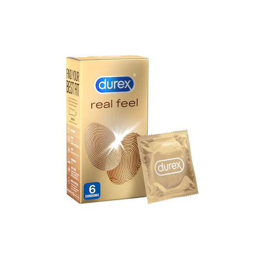 Durex RealFeel Non-Latex Condoms 6 Pack - Cutprice Online