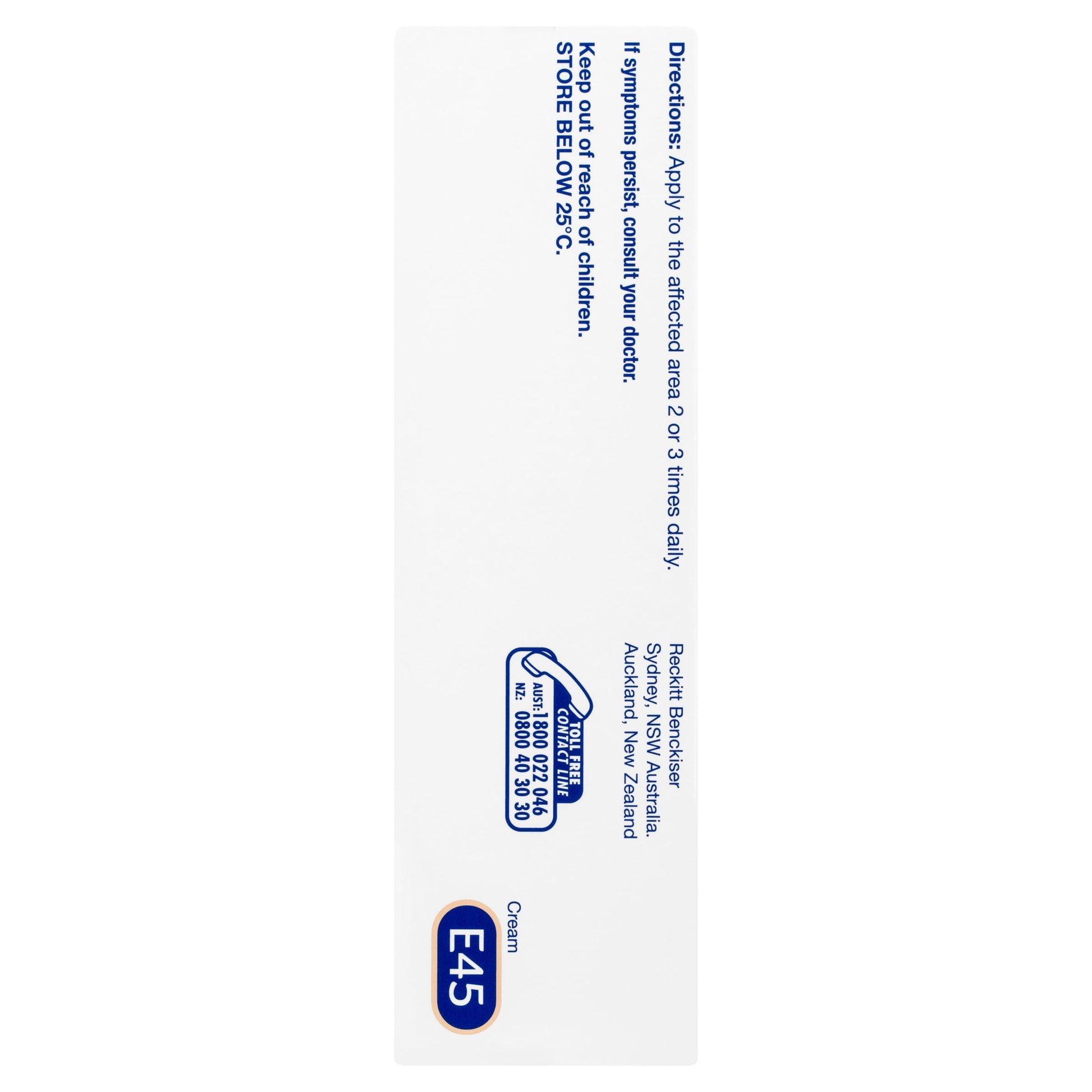 E45 Moisturising Cream for Dry Skin and Eczema 50g - Cutprice Online