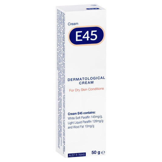 E45 Moisturising Cream for Dry Skin and Eczema 50g - Cutprice Online