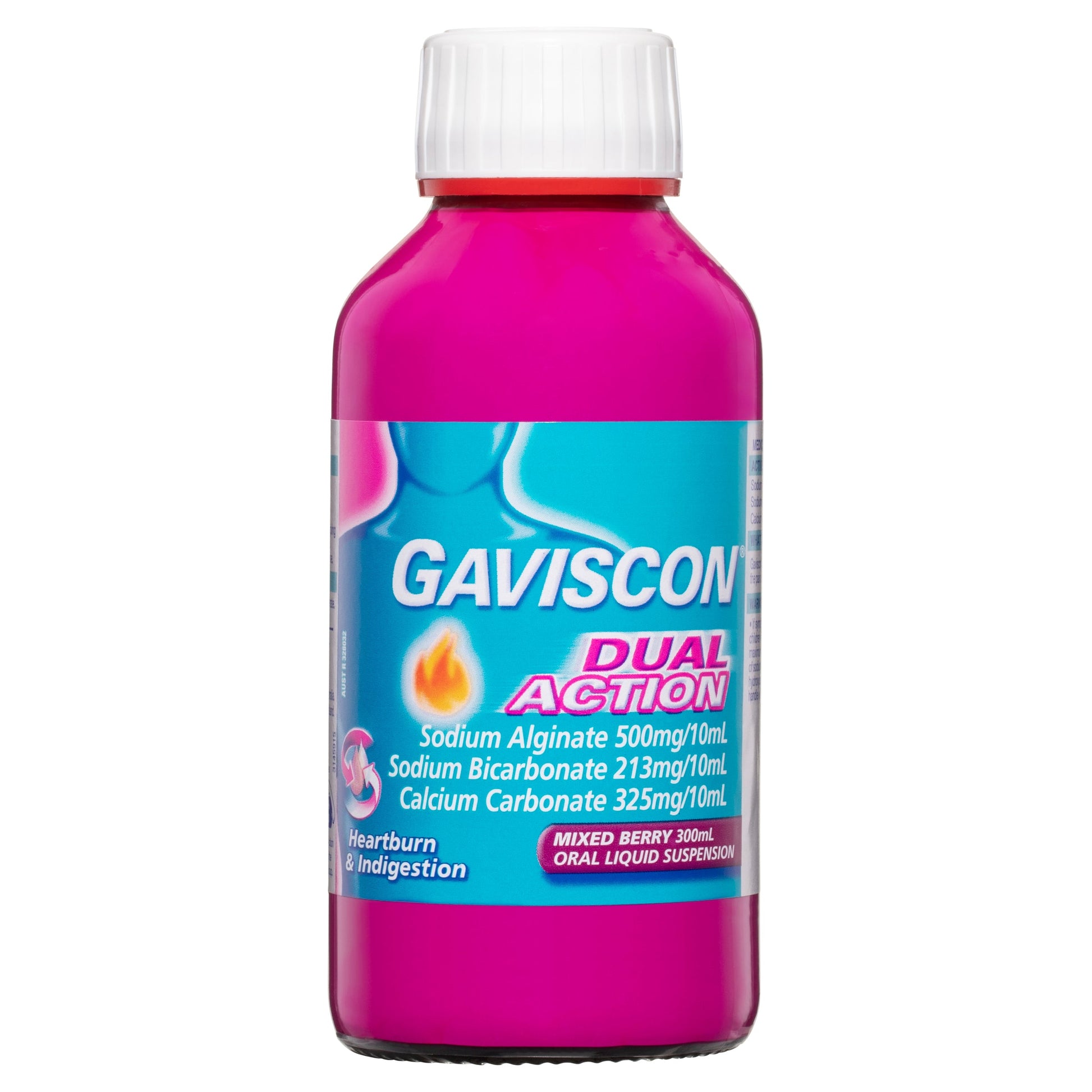 Gaviscon Dual Action Liquid Mixed Berry 300ml - Cutprice Online