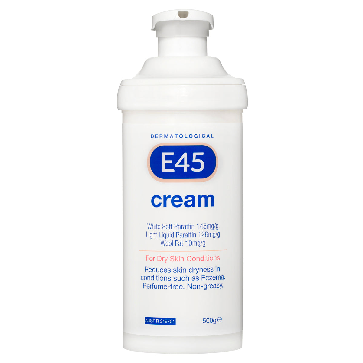 E45 Moisturising Cream for Dry Skin and Eczema (Pump format) - Cutprice Online