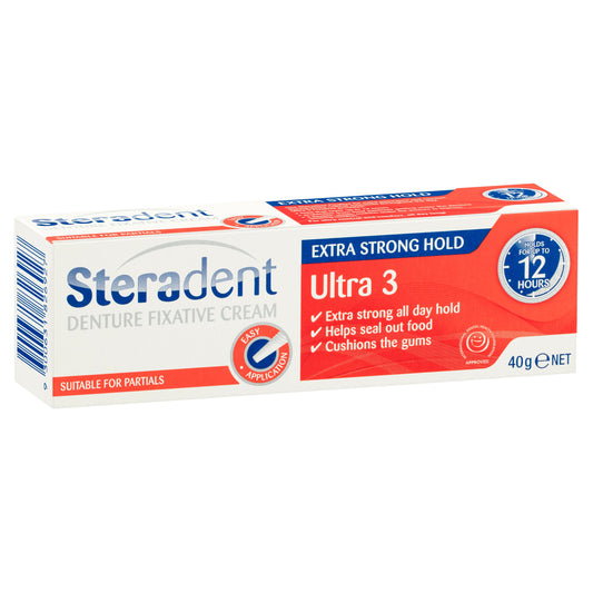 Steradent Ultra 3 Fixative Cream - 40g - Cutprice Online