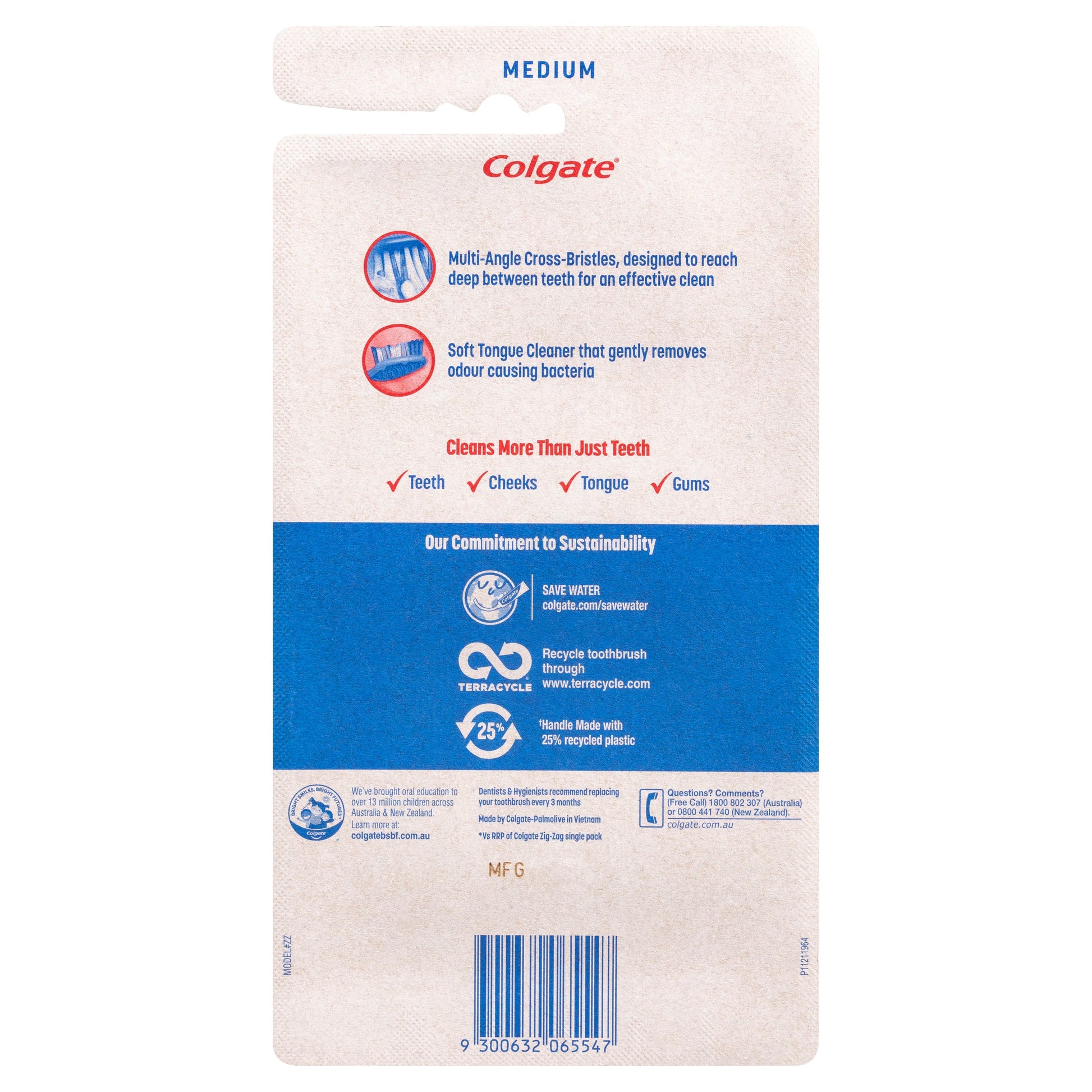 Colgate ZigZag Deep Interdental Clean Toothbrush Medium Value 6 Pack - Cutprice Online