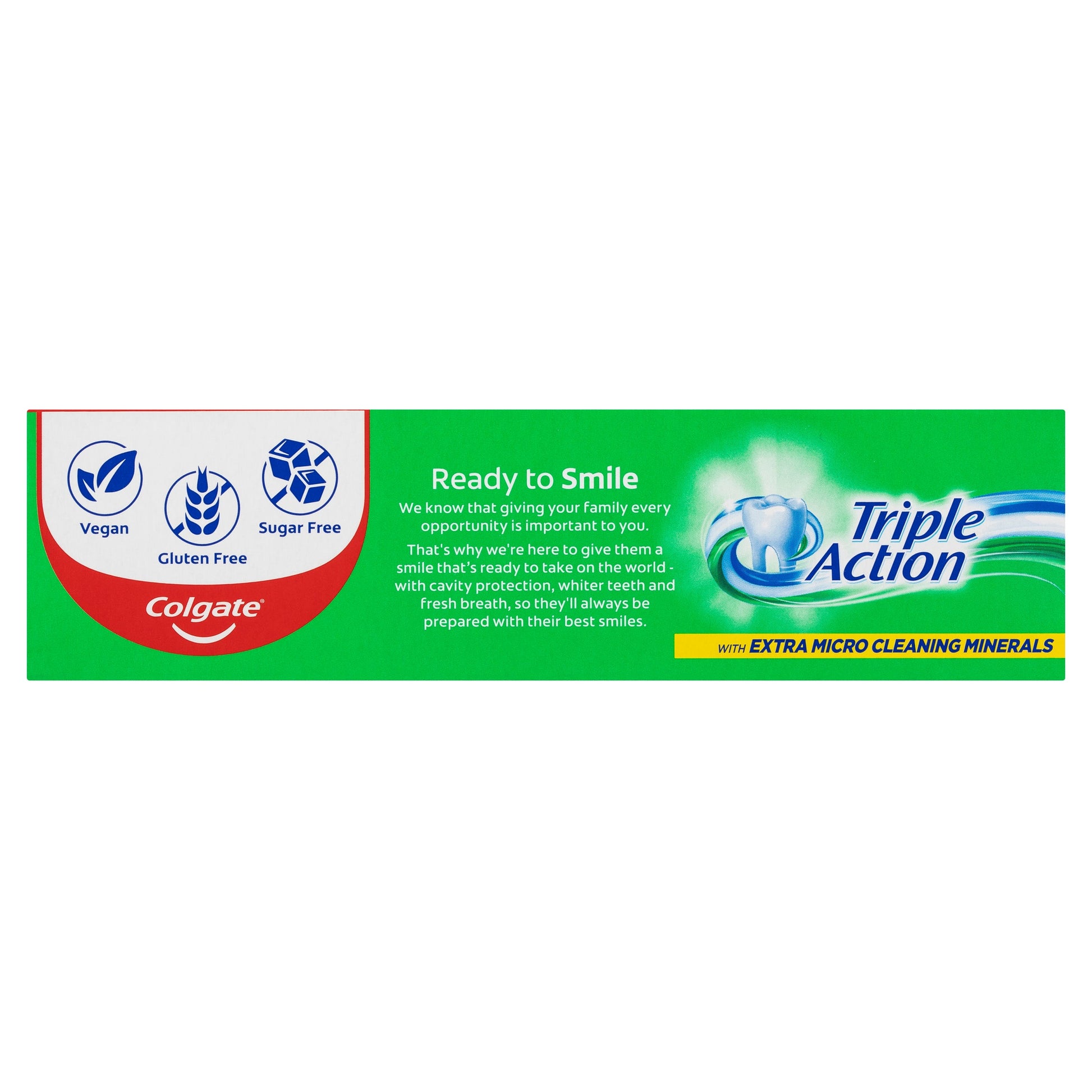 Colgate Triple Action Cavity Protection Fluoride Original Mint Toothpaste 110g - Cutprice Online
