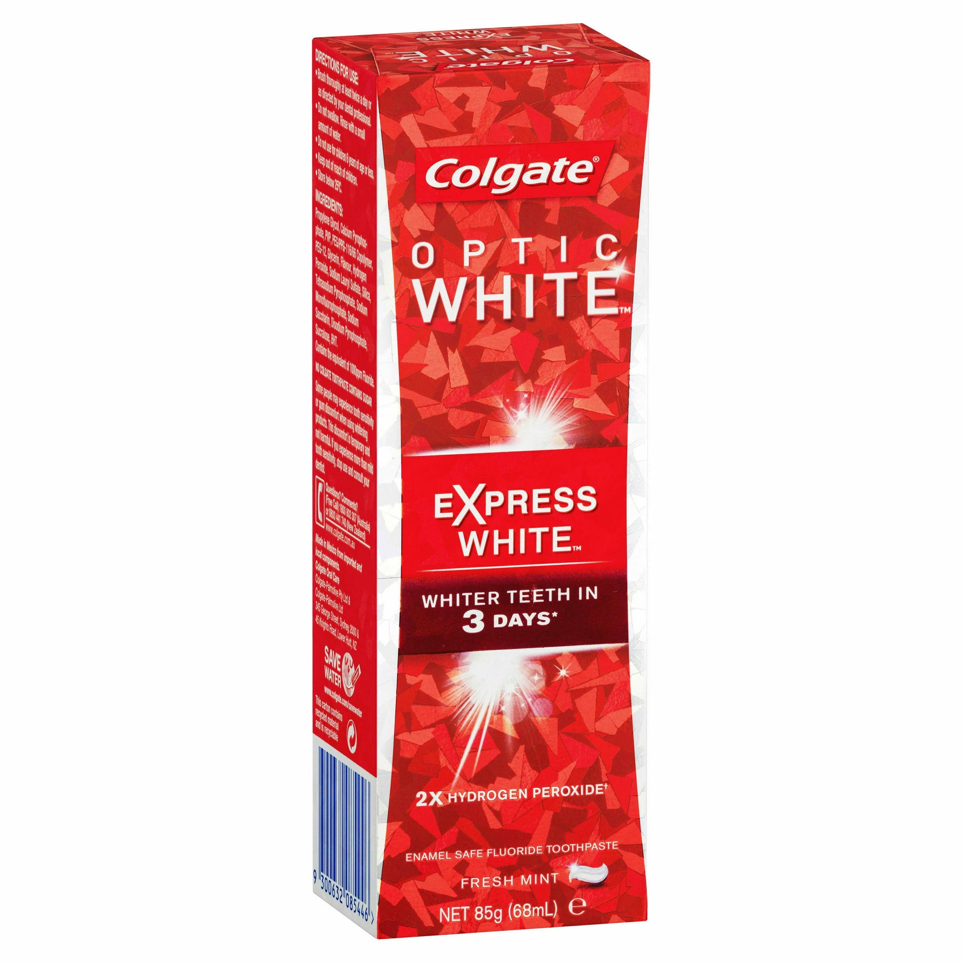 Colgate Optic White Express White Fresh Mint Whitening Toothpaste with hydrogen peroxide 85g - Cutprice Online