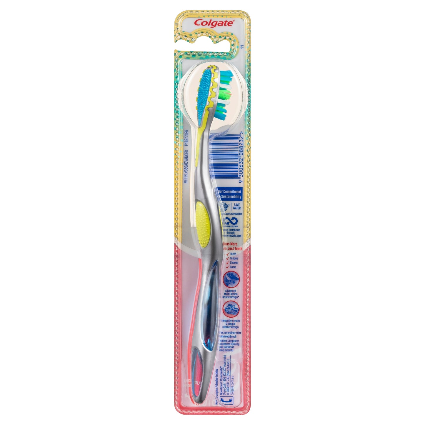Colgate 360 Advanced active plaque removal Toothbrush Medium - Cutprice Online