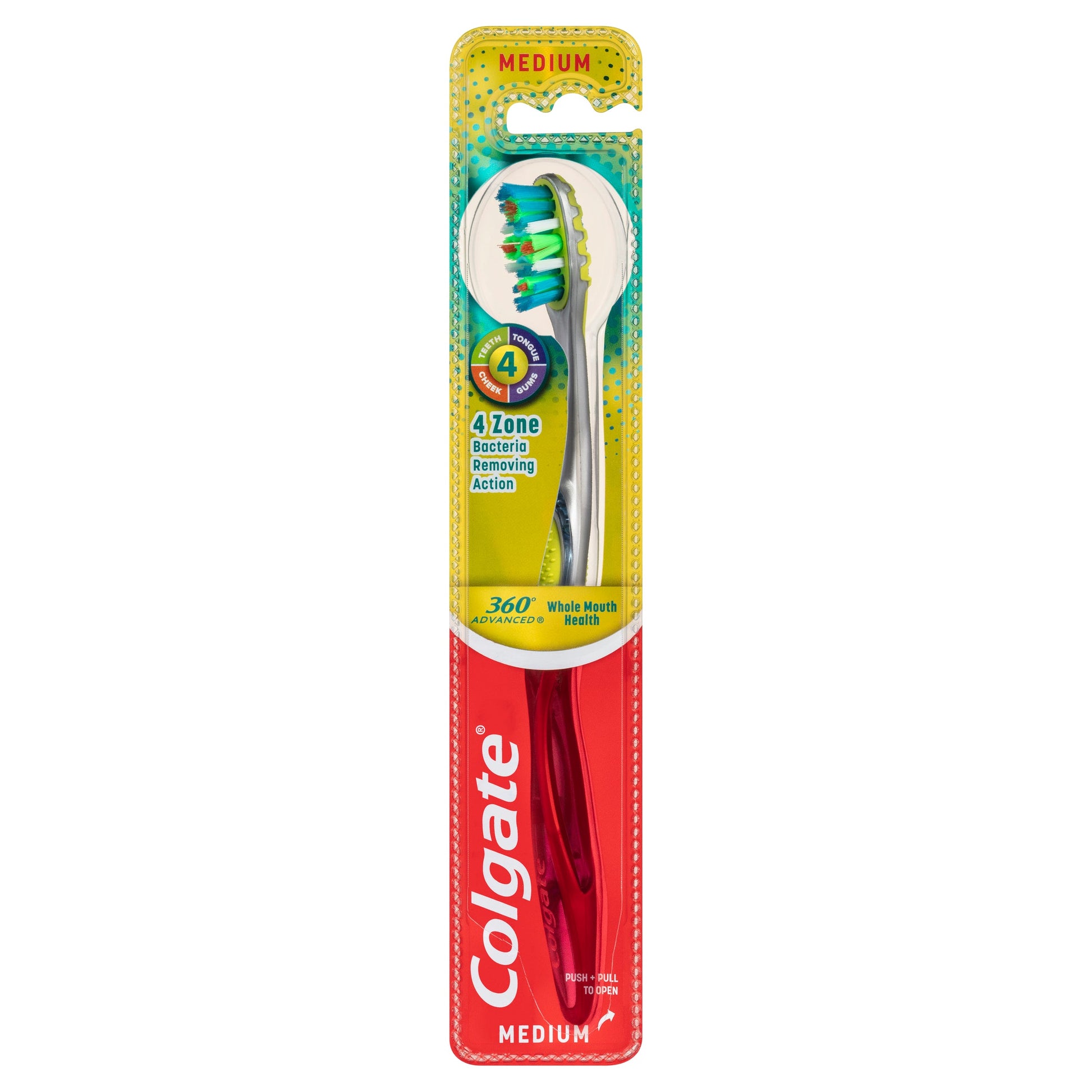 Colgate 360 Advanced active plaque removal Toothbrush Medium - Cutprice Online