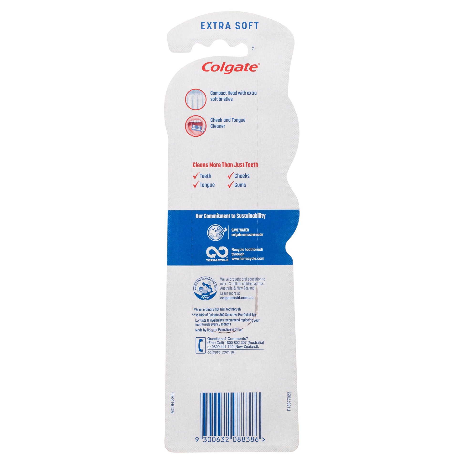Colgate 360 Sensitive Pro-Relief Sensitive Teeth Pain Toothbrush Extra Soft 2 Pack - Cutprice Online