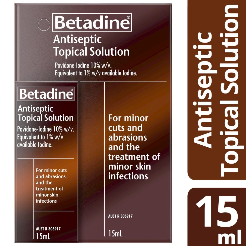Betadine Antiseptic Liquid 15ml - Cutprice Online