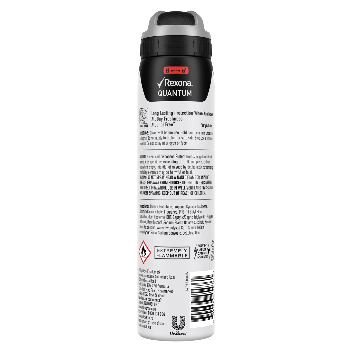 REXONA Men Antiperspirant Aerosol Deodorant Quantum 250ml - Cutprice Online