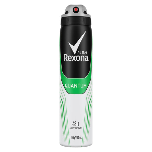 REXONA Men Antiperspirant Aerosol Deodorant Quantum 250ml - Cutprice Online