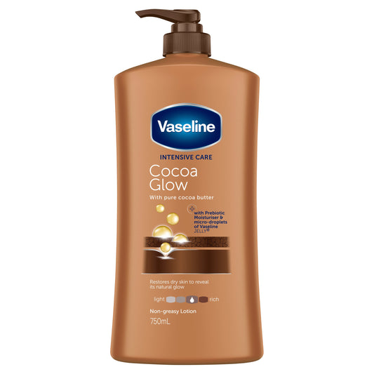 Vaseline Intensive Care Body Lotion Cocoa Glow 750ml - Cutprice Online