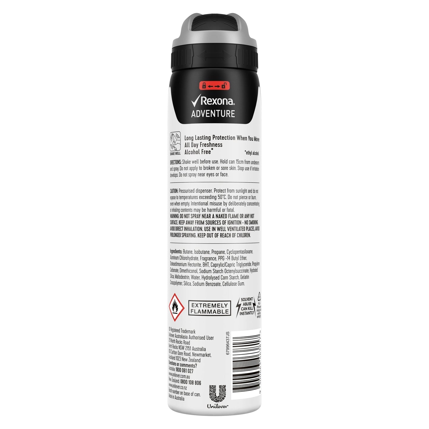 REXONA Men Antiperspirant Aerosol Deodorant Adventure 250ml - Cutprice Online