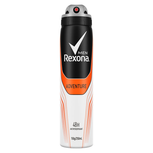 REXONA Men Antiperspirant Aerosol Deodorant Adventure 250ml - Cutprice Online