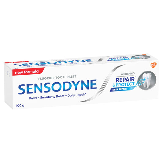 Sensodyne Sensitive Teeth Pain Repair & Protect Whitening Toothpaste 100g - Cutprice Online
