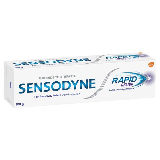 Sensodyne Sensitive Teeth Pain Rapid Relief Toothpaste 100g - Cutprice Online