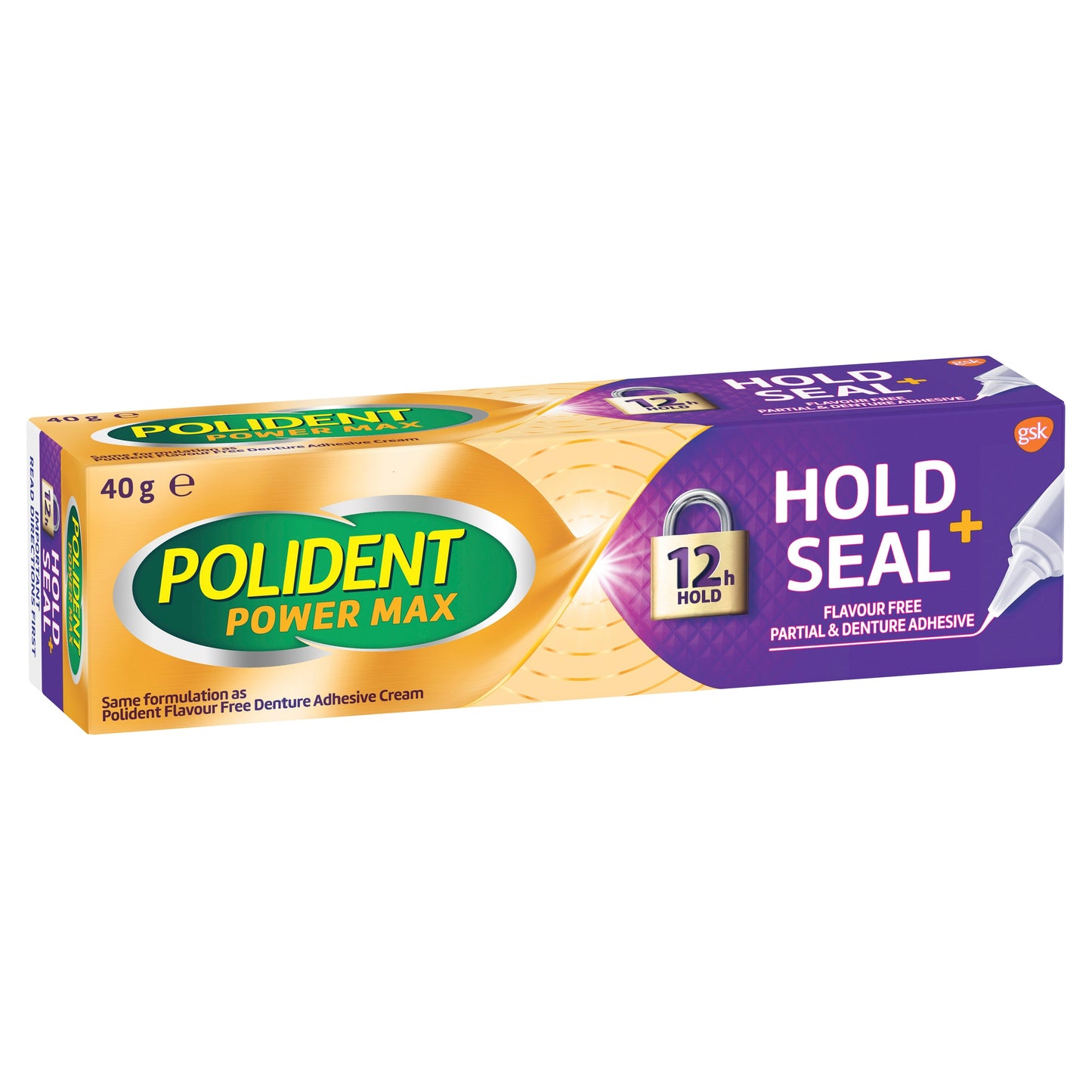 Polident MAX SEAL Denture Adhesive Cream 40g - Cutprice Online