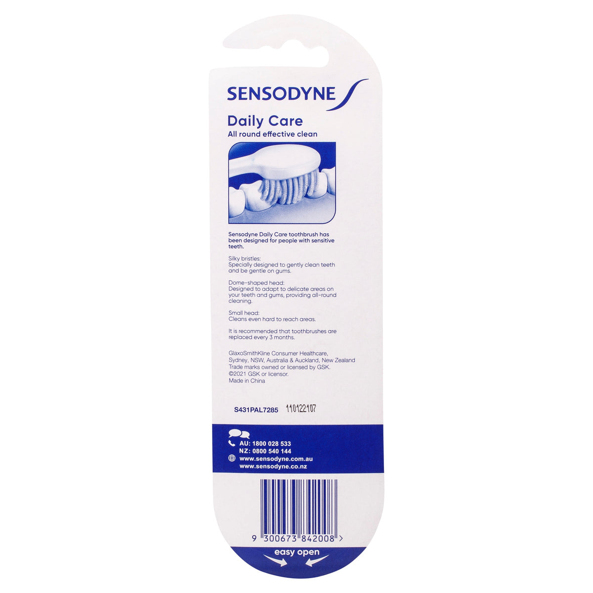 Sensodyne Sensitive Teeth Daily Care Soft Toothbrush 3 pack - Cutprice Online