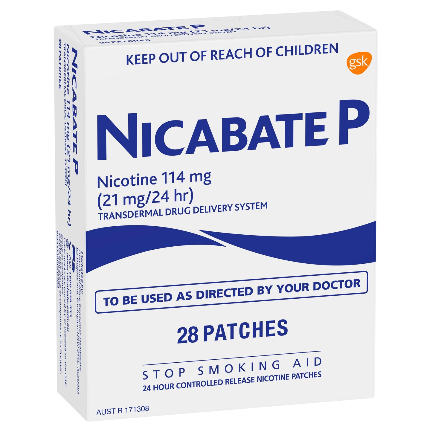 Nicabate P 21mg 28 Patches - Cutprice Online