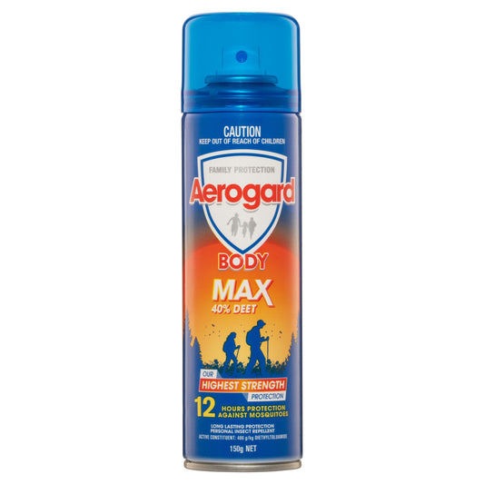 Aerogard Heavy Duty 40% Deet 150g Aerosol - Cutprice Online