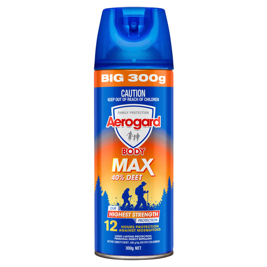 Aerogard Heavy Duty 40% Deet 300g Aerosol - Cutprice Online