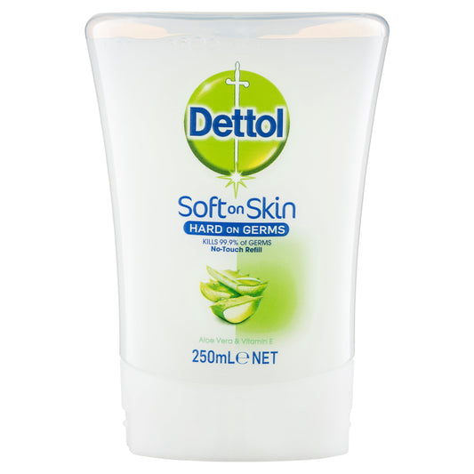 Dettol No Touch Hand Wash Aloe Vera and Vitamin E Refill 250mL - Cutprice Online