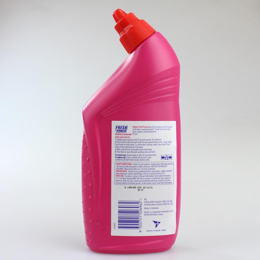 Harpic Fresh Power Toilet Cleaner Tropical Blossom 450ml - Cutprice Online