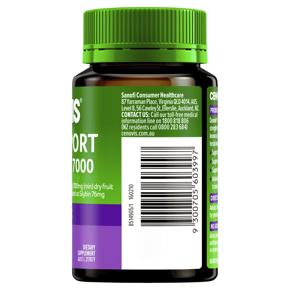 Cenovis Liver Support Milk Thistle 7000 75 Tablets - Cutprice Online