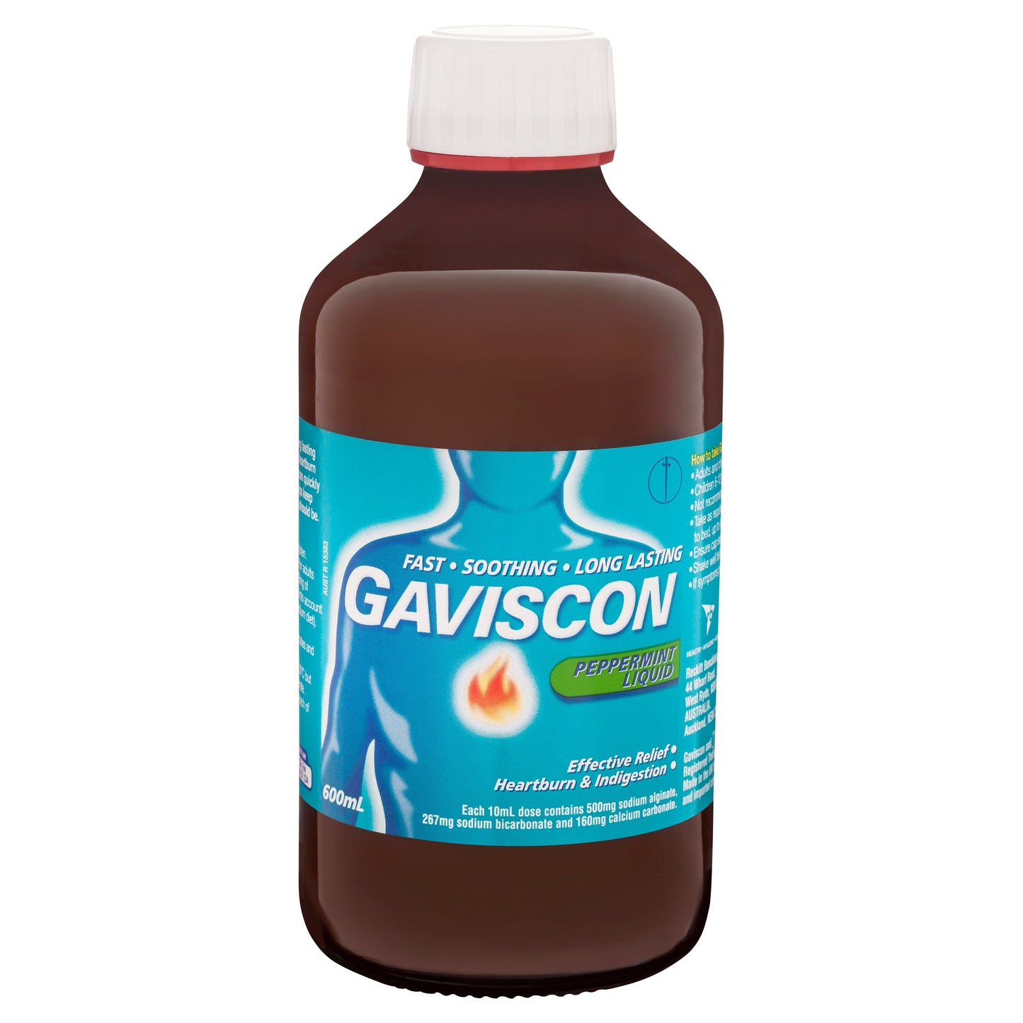 Gaviscon Peppermint Liquid 600ml - Cutprice Online