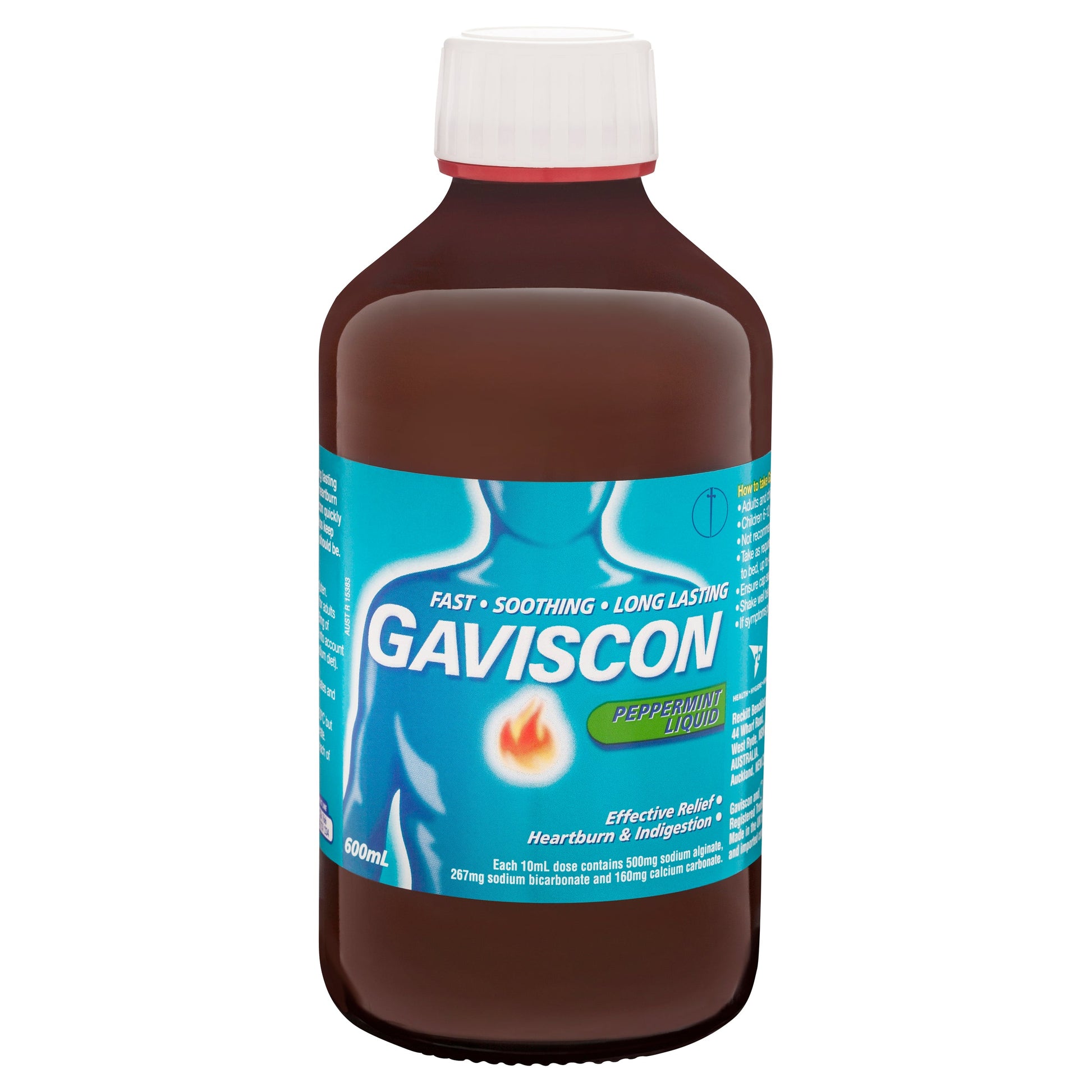 Gaviscon Peppermint Liquid 600ml - Cutprice Online