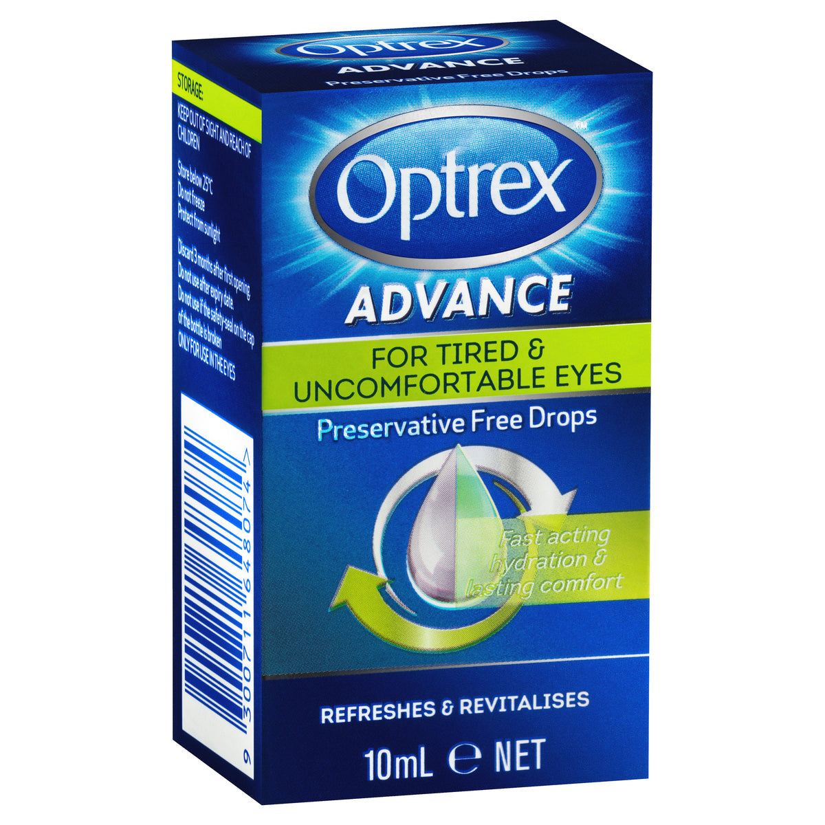 Optrex Advance Tired Eye Drops 10mL - Cutprice Online