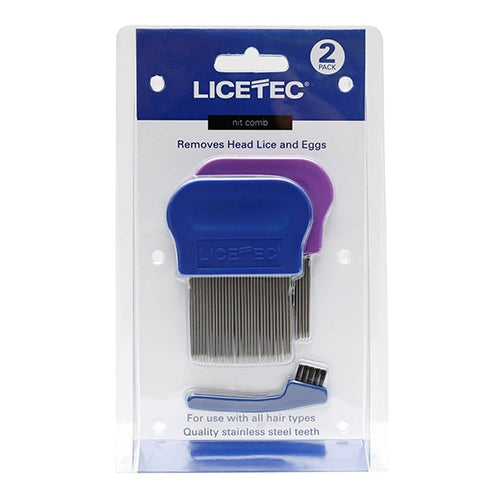 Licetec Metal Nit Comb  2 Pack - Cutprice Online