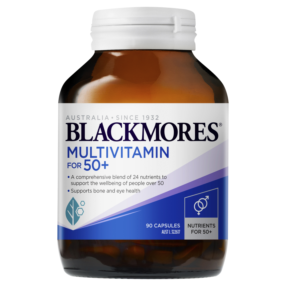 Blackmores Multivitamin for 50+ 90 Capsules - Cutprice Online