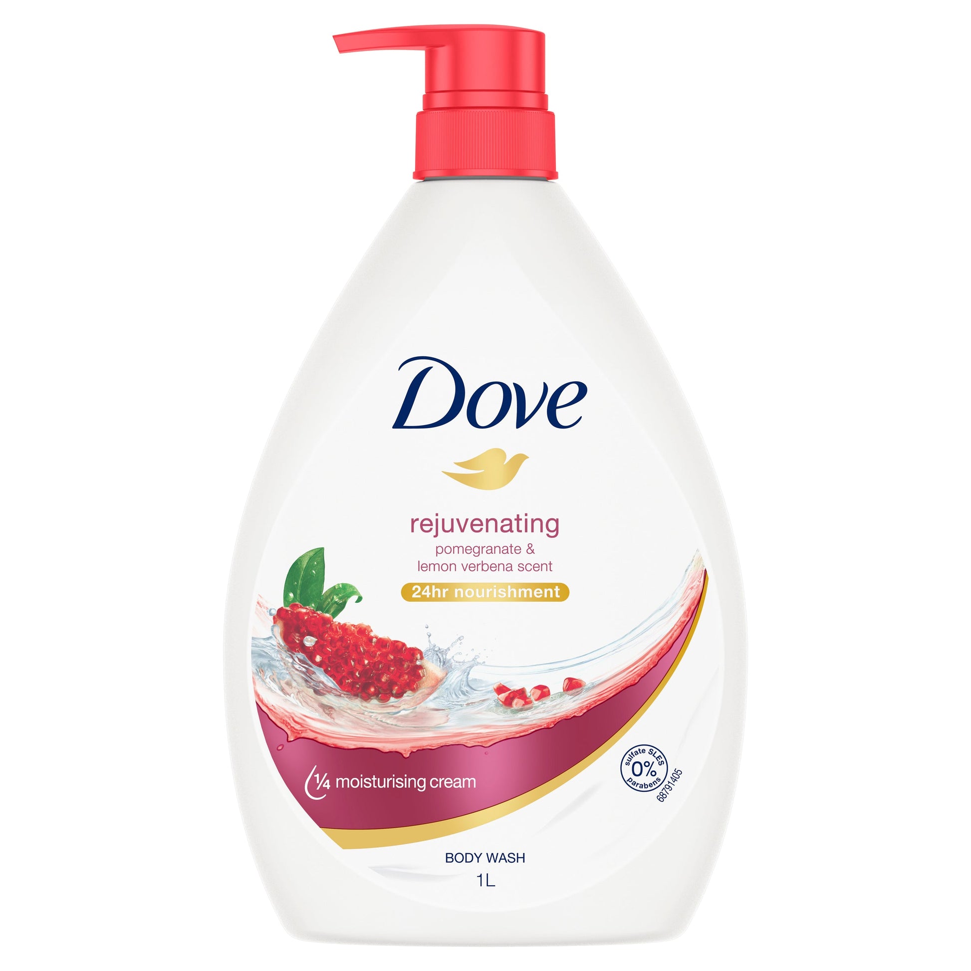 DOVE BODY WASH REJUVENATE POMGRNTE&LEMON VERBENA 1 LTR - Cutprice Online