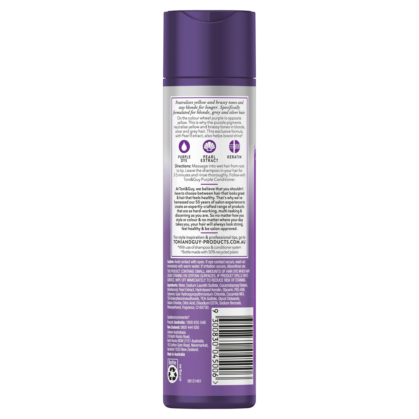 Toni & Guy Purple Shampoo 250ml - Cutprice Online