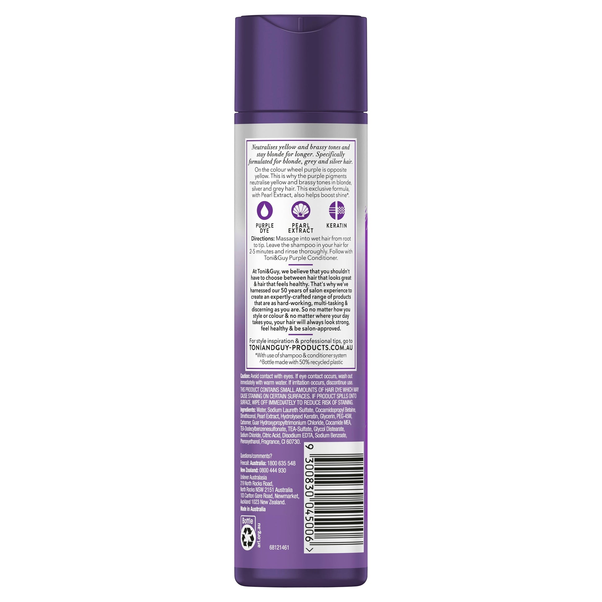 Toni & Guy Purple Shampoo 250ml - Cutprice Online